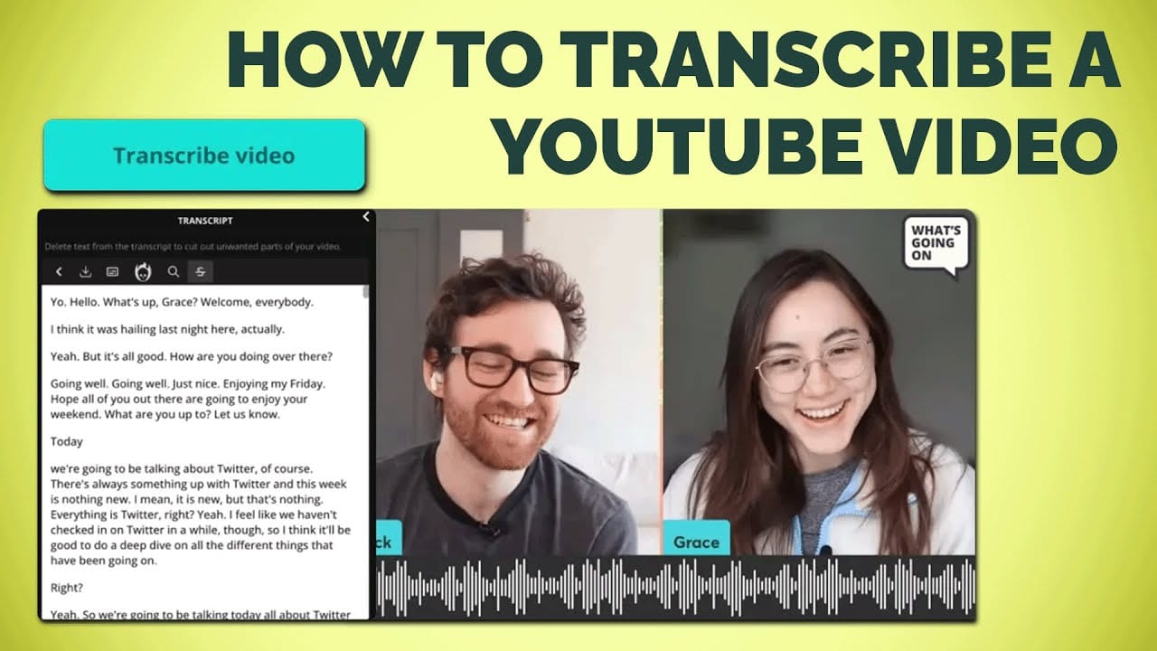 Wie man ein YouTube-Video transkribiert: Eine Schritt-für-Schritt-Anleitung